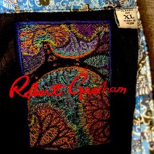 Robert Graham long sleeve black Shirt Only $30 OBO. See my other shirt offers!